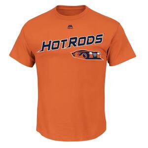 Majestic Bowling Green Hot Rods Minor League Baseball Tee, Youth Size XS, NWOT